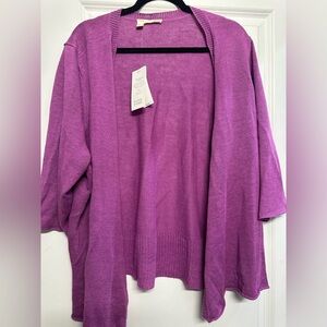 Eileen Fisher Vibrant Purple Cardigan